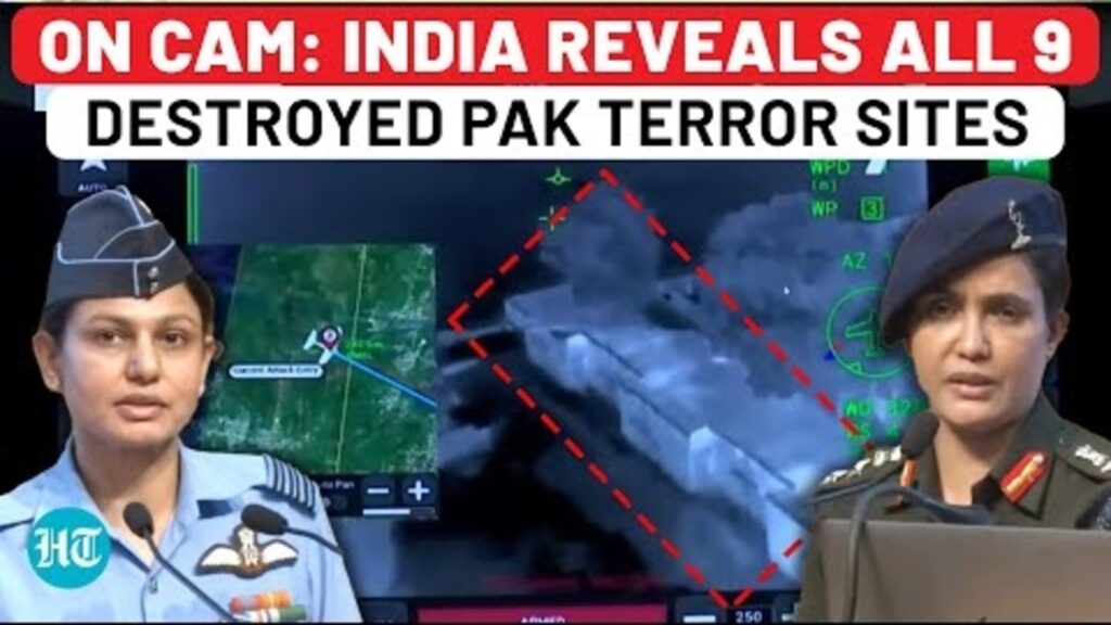 Op Sindoor: Col. Sophia Qureshi & Wing Cdr Vyomika Singh Explain India’s Strike Inside Pak | Watch