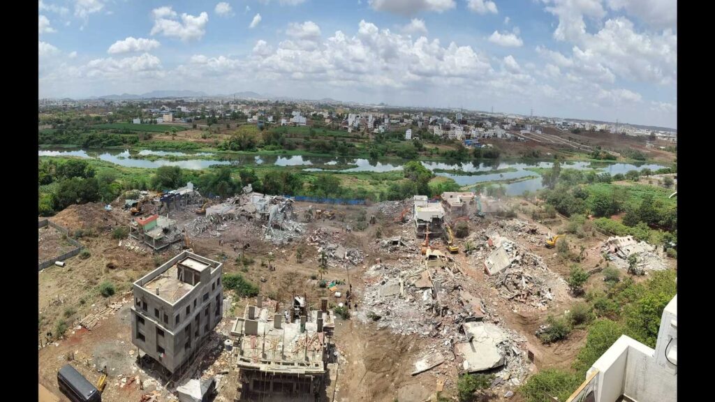 Over 2,500 more illegal structures in blue line; PCMC vows to continue action