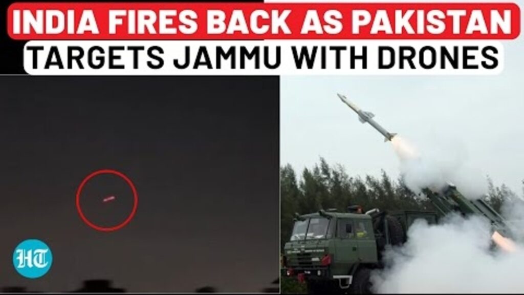 Pakistan launches Loitering munitions on Jammu, India’s air defence return fire