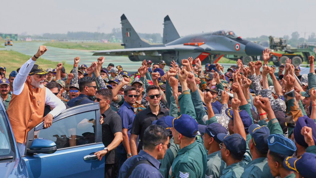 Pak’s S400 claim busted, Indian forces saluted: PM Modi’s Adampur air base visit | In pics