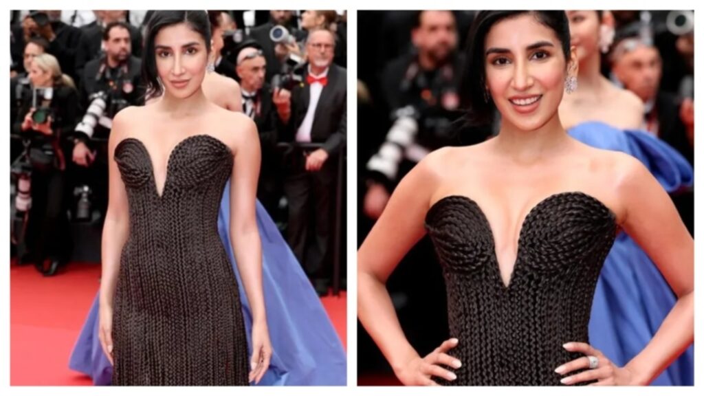 Parul Gulati makes a head-turning debut at Cannes Film Festival in a dress made of braided hair | Fashion Trends