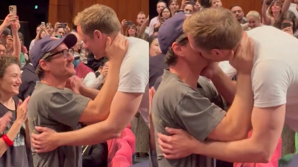 Pedro Pascal and Alexander Skarsgård’s quick lil Cannes ‘smooch’ has the internet going through a collective heatstroke