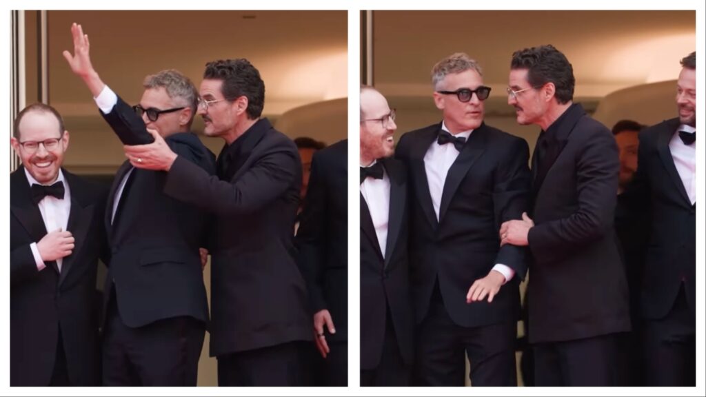 Pedro Pascal stops Joaquin Phoenix from waving at fans on Cannes Film Festival red carpet; fans wonder what went wrong | Hollywood