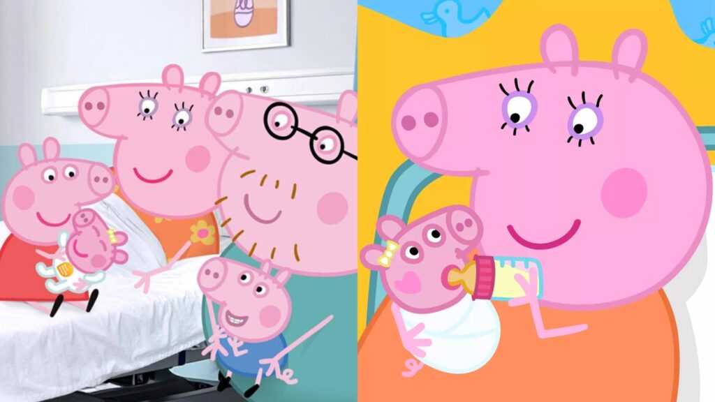 Peppa Pig’s little sister is finally here as Mummy Pig gives birth! Name reveal inside