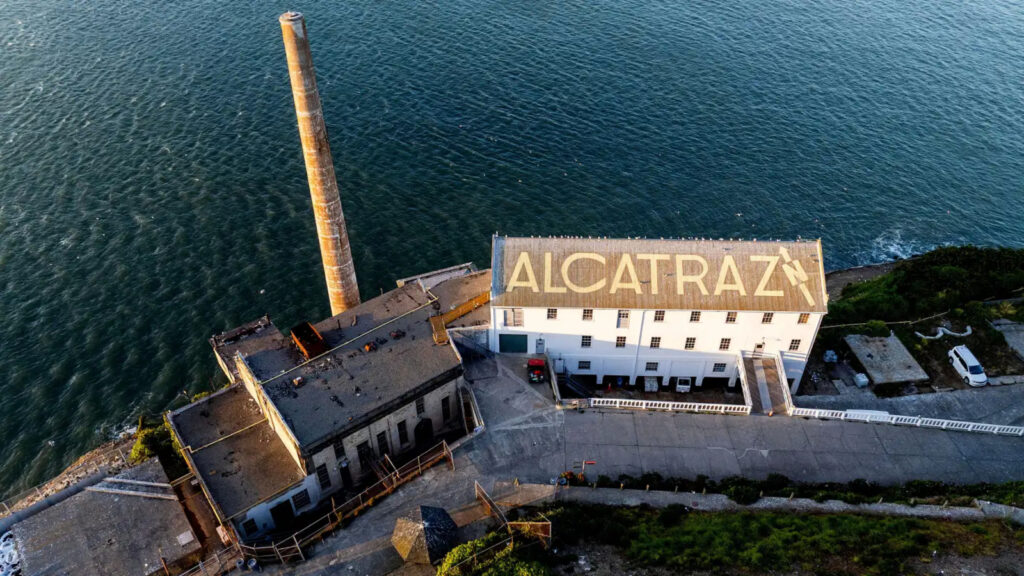 Photos of Alcatraz prison, the notorious US jail which housed gangsters Al Capone, Floyd Hamilton, Machine Gun Kelly