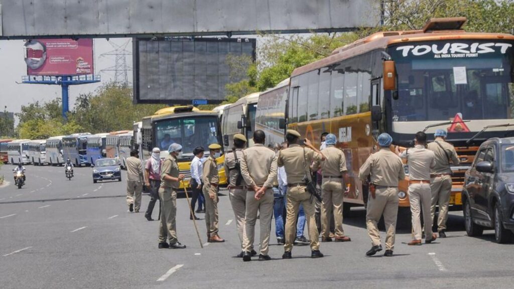 Post Lucknow bus blaze:  47 buses seized, ₹30L fined in Noida