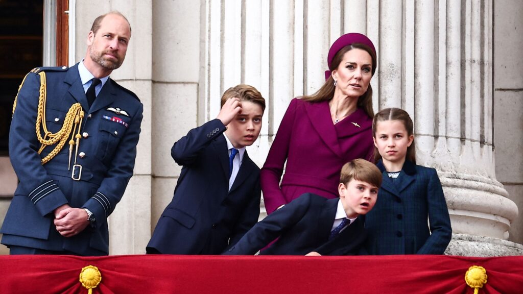 Prince Louis steals the show at VE Day 2025 as lip leader reveals what Prince William told his mischievous son
