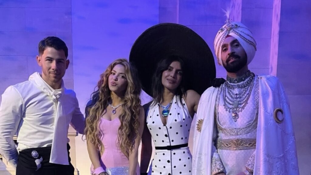 Priyanka Chopra, Diljit Dosanjh break no-pics rule during Met Gala for a perfect click with Nick Jonas and Shakira