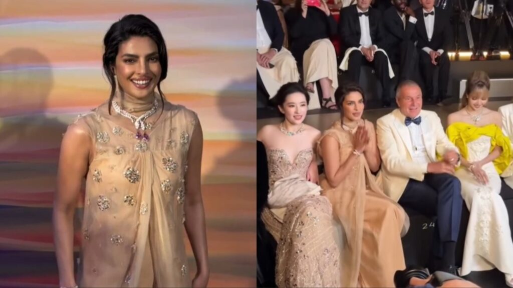 Priyanka Chopra thanks crowd with a namaste at Bvlgari event in Italy, poses with BLACKPINK’s Lisa and Liu Yifei | Bollywood