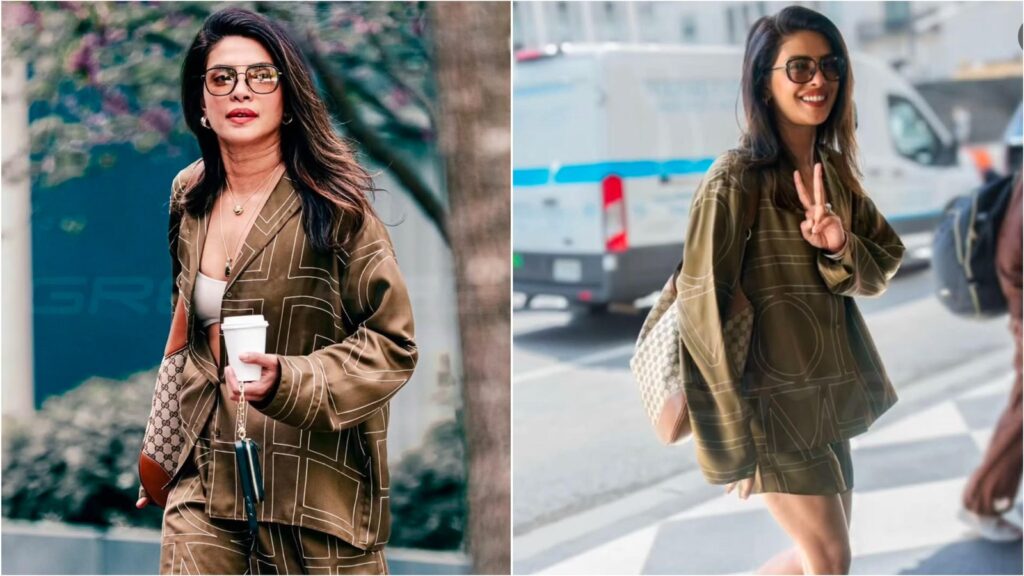 Priyanka Chopra turns NYC into her runway ahead of Met Gala 2025 in stylish brown silk co-ord set worth ₹70K. See pics | Fashion Trends