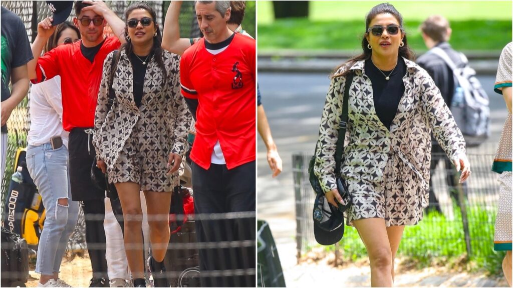Priyanka Chopra’s game day look while cheering for Nick Jonas at his softball match is stylish, comfy and under ₹10K | Fashion Trends