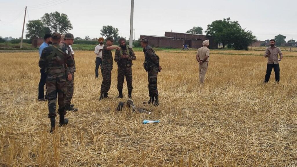 Punjab: After explosions heard at night, missile debris found in Amritsar villages
