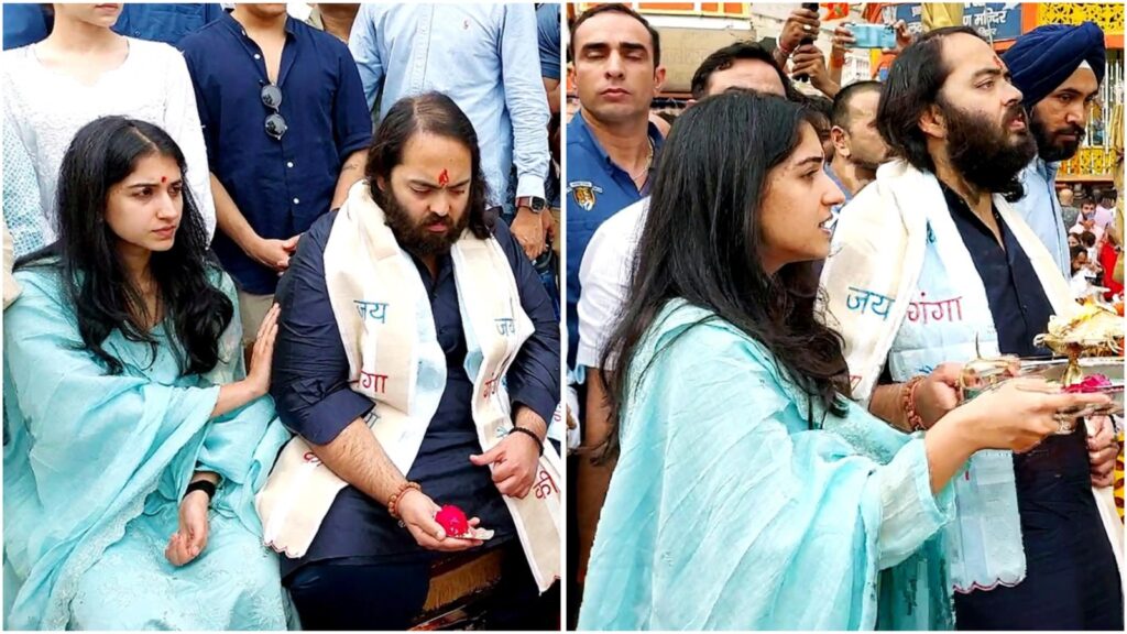 Radhika Merchant keeps it simple in green suit as she performs Ganga puja with Anant Ambani in Haridwar’s Har Ki Pauri | Fashion Trends