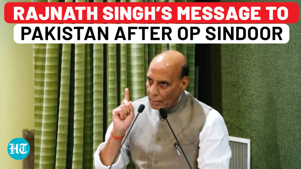 Rajnath Singh drops bombshell on operation Sindoor as Pakistan rattles: ‘we only struck those who…. ’