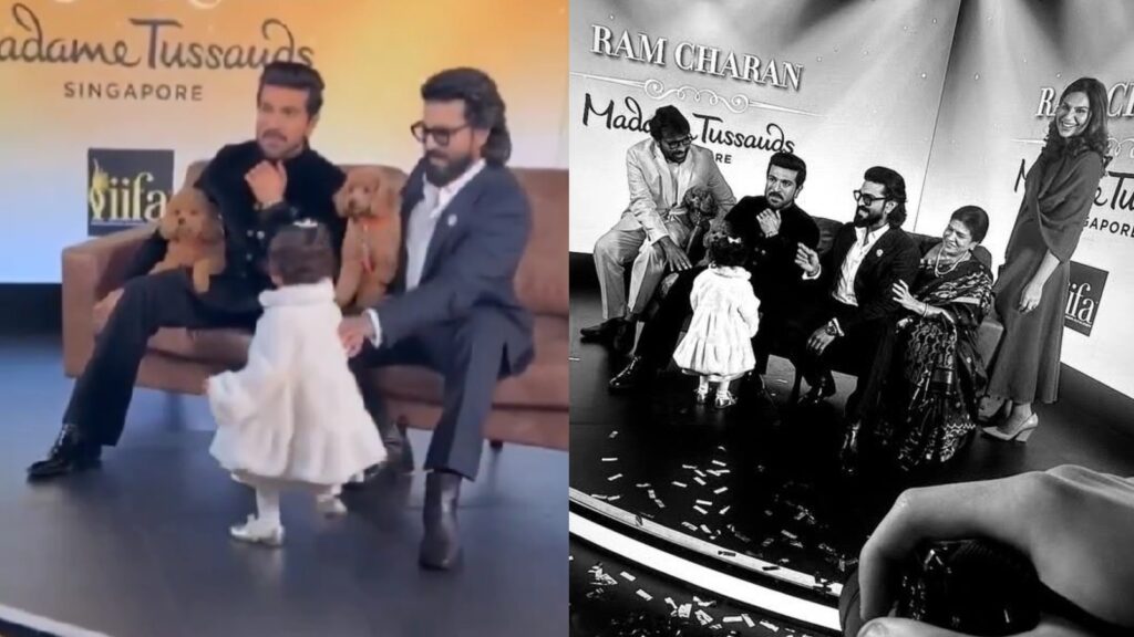 Ram Charan’s daughter Klin Kaara mistakes wax statue for her daddy; fans gush ‘Kaara going to her nana’