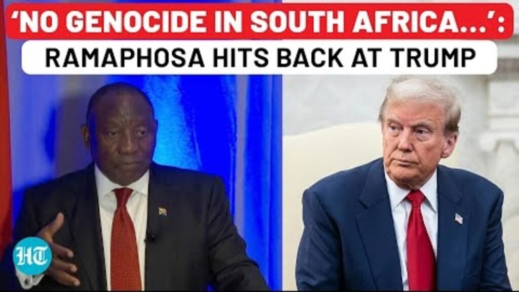 Ramaphosa Counters Trump’s Apartheid-White Genocide Analogy; ‘As Much As He Played The Video…’