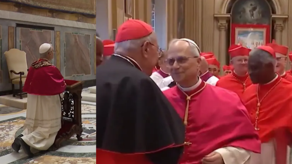 Rare behind-the-scenes footage: Emotional moment Pope Leo XIV embraces cardinals after landmark election | Trending