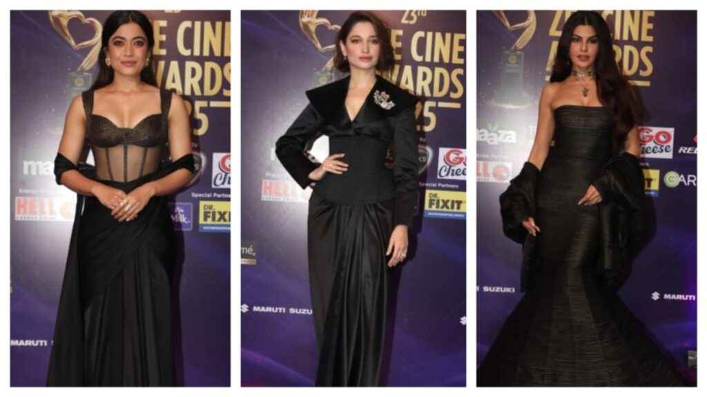 Rashmika Mandanna to Tamannah Bhatia: Celebs make black the unofficial dress code, but did it impress! | Fashion Trends