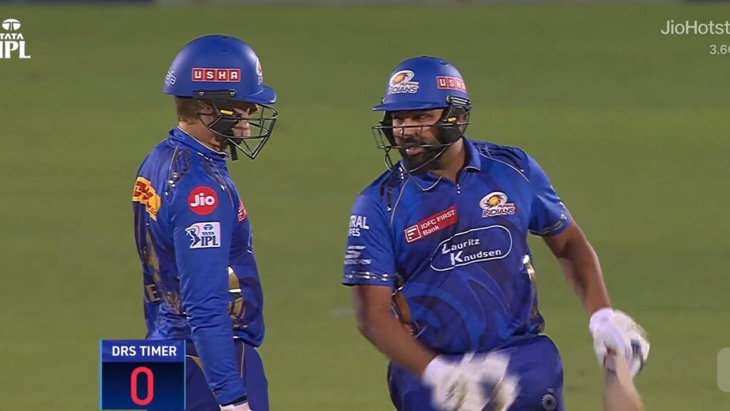 Rohit Sharma’s DRS timing sparks internet storm as fans fume during RR vs MI: ‘What’s the point of having a timer?’