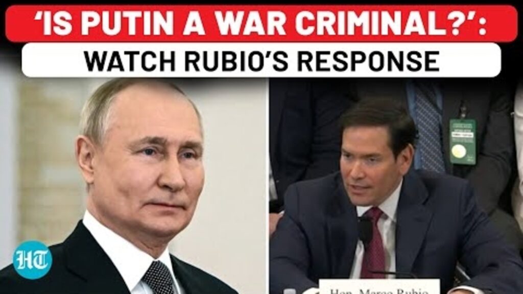 Rubio Loses His Cool, Refuses To Call Vladimir Putin A ‘War Criminal’; ‘Am I Allowed To Answer?’