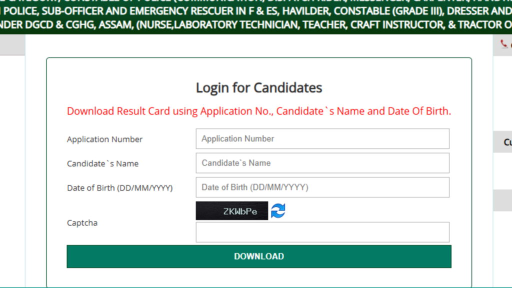 SLPRB Assam Police Constable Results 2025 declared at slprbassam.in, direct link to download here