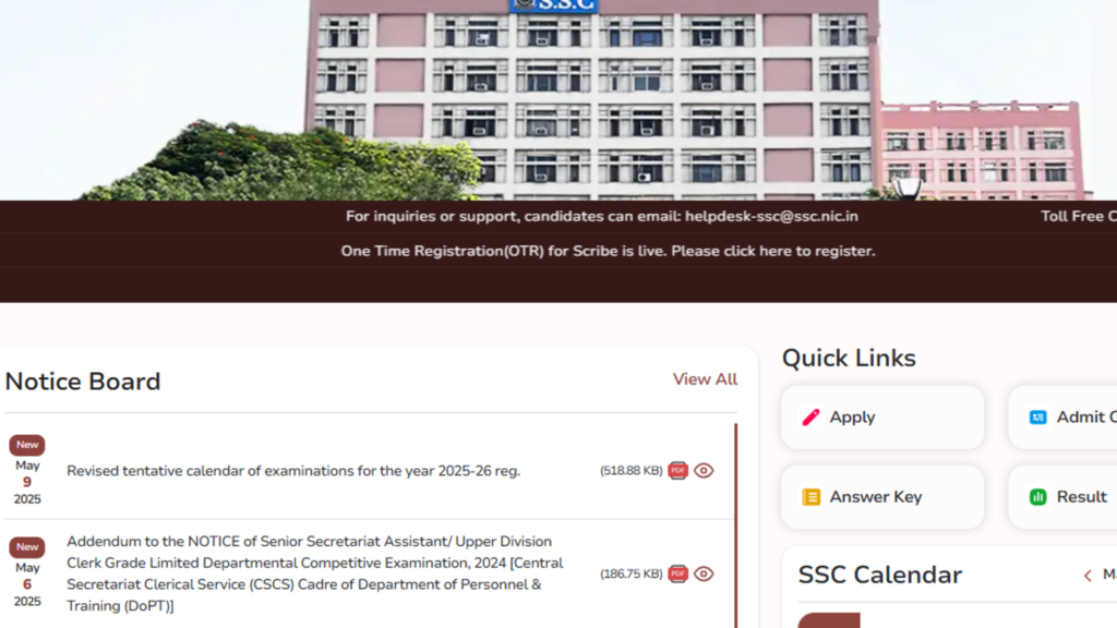 SSC Exam Calendar 2025 revised, check CGL, CHSL, SI in Delhi Police, MTS, JE and other exam dates here | Competitive Exams