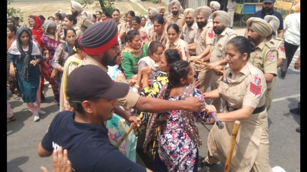 Seeking recruitment, teachers ‘cane-charged’ near CM’s house