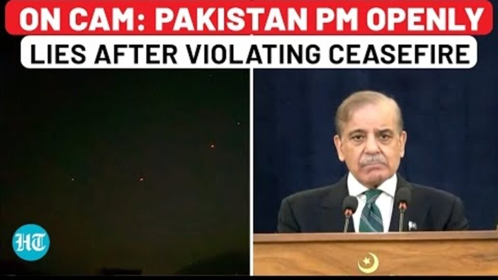 Shehbaz Sharif Lies On Camera, Says Pakistan ‘Positive’ About Ceasefire Hours After Violating It