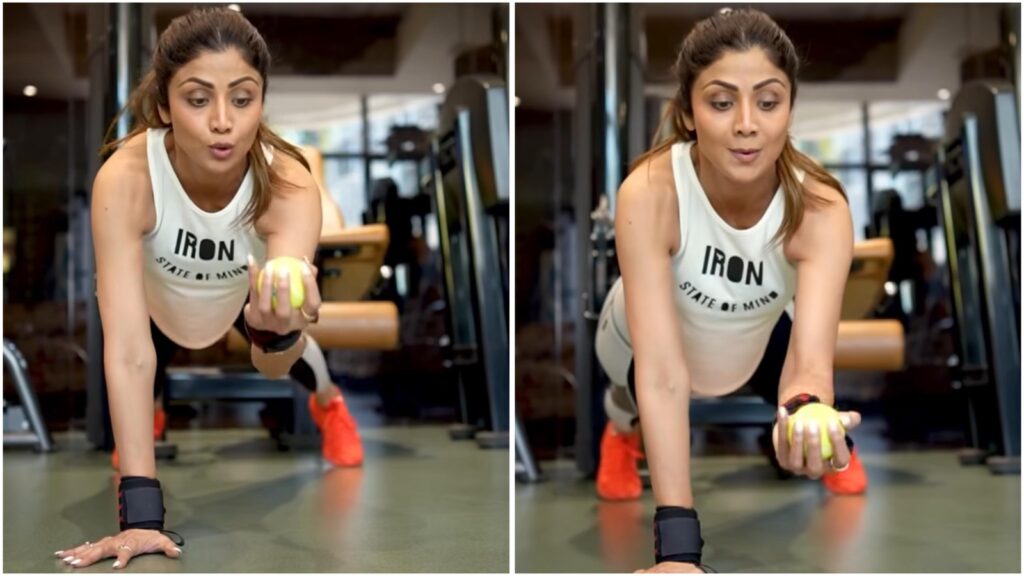 Shilpa Shetty shows how to stay fit at 49 with her intense ‘ball drop challenge’ workout: Watch | Health