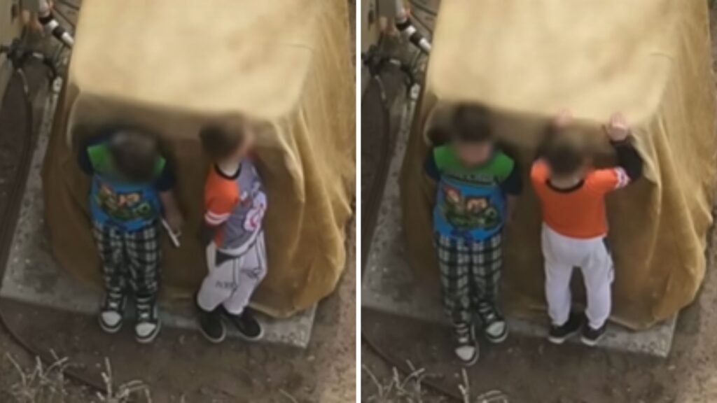Shocking drone footage of armed kids: Boys 7 and 9 in standoff with police in New Mexico | Trending