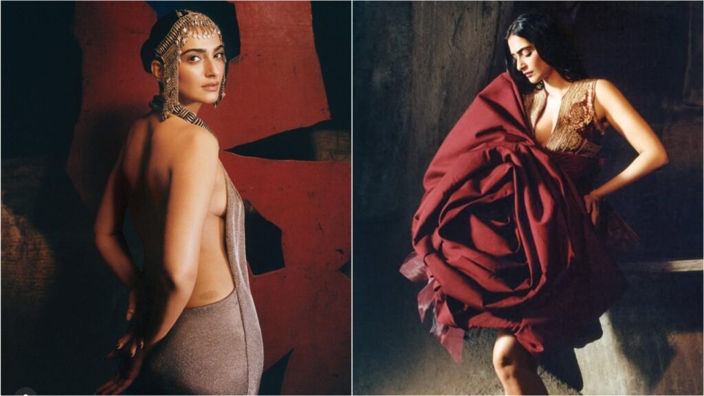Sonam Kapoor flaunts completely backless gowns, deep plunging dresses in sultry new photoshoot. See pics | Fashion Trends