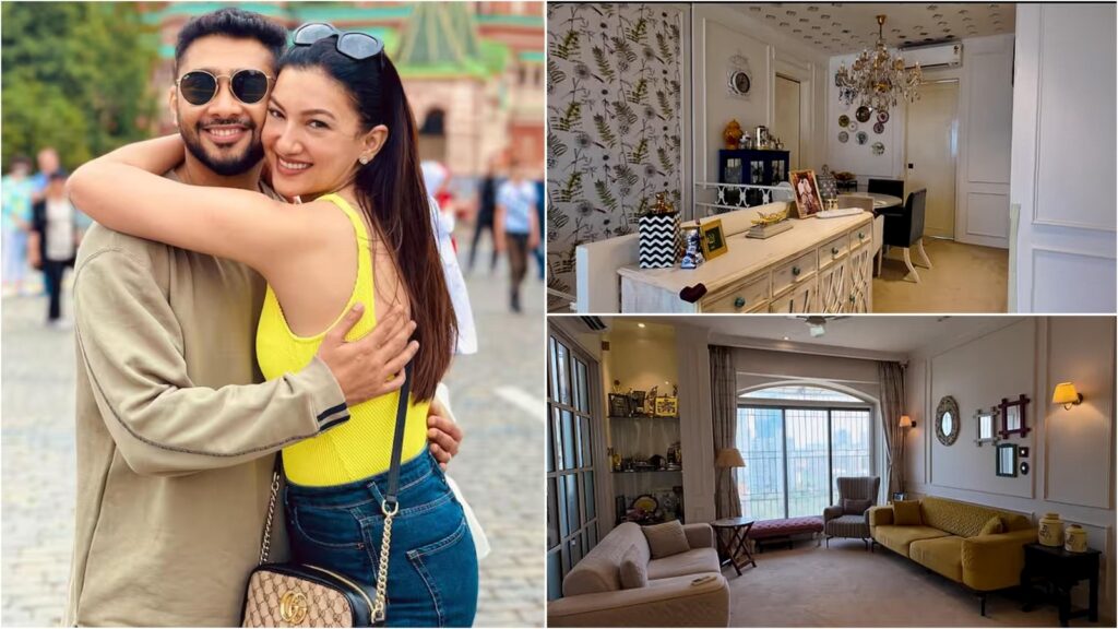 Step inside Gauahar Khan and Zaid Darbar’s stylish Mumbai home with stunning city views and vintage touches