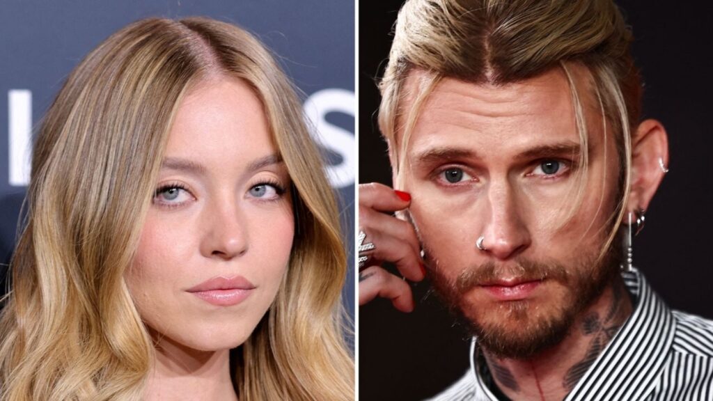 Sydney Sweeney shares warm hug with Machine Gun Kelly at Las Vegas event days after Jonathan Davino split: Watch