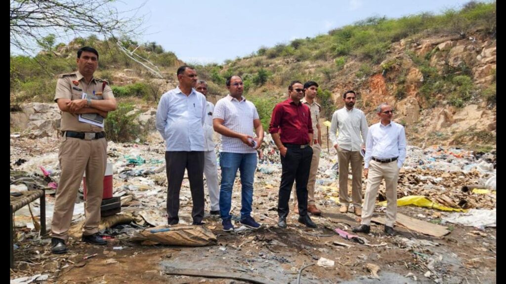 To snuff out toxic garbage fires, Nuh bans open waste burning in Aravalli