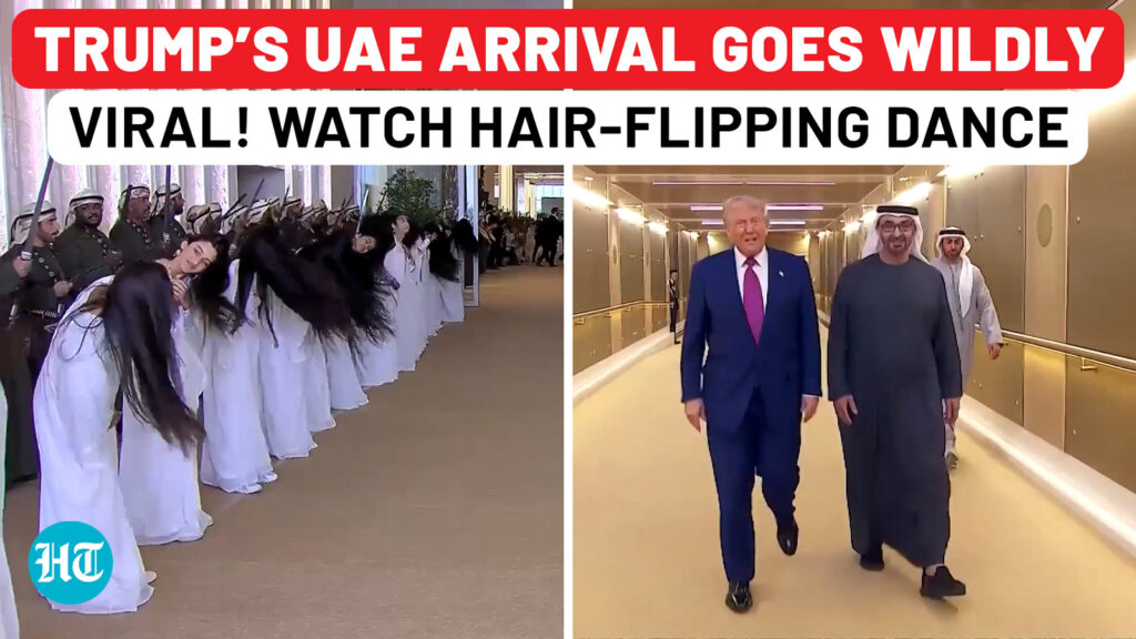 Trump’s another speechless moment? Hair-flipping dance goes viral as POTUS arrives in UAE