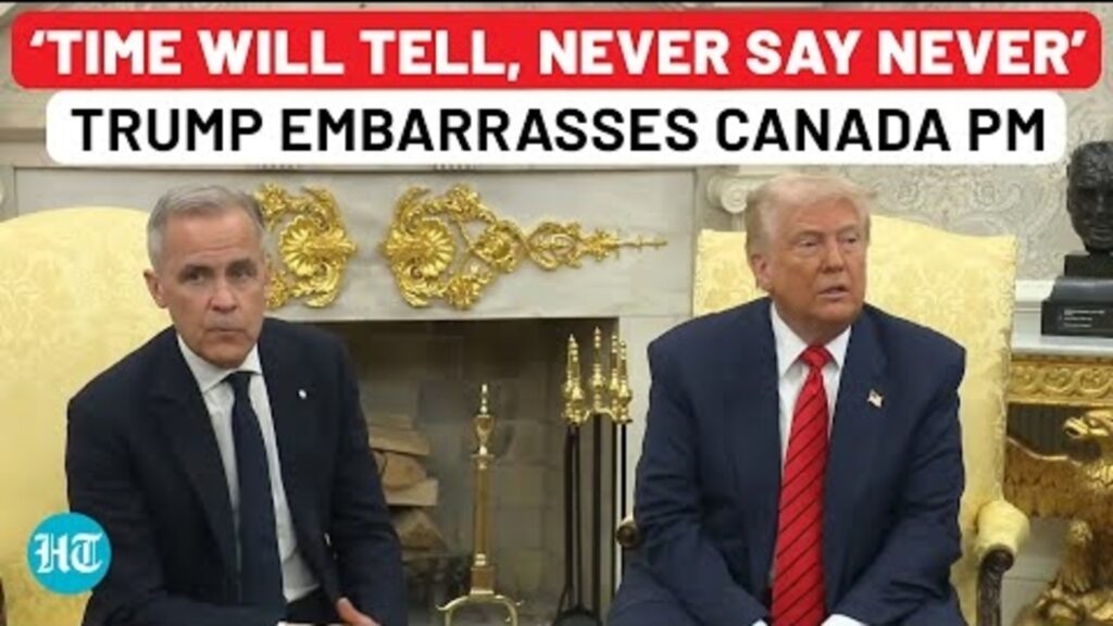 Trump’s blunt words stir controversy as Carney’s slaps down with ‘not for sale’