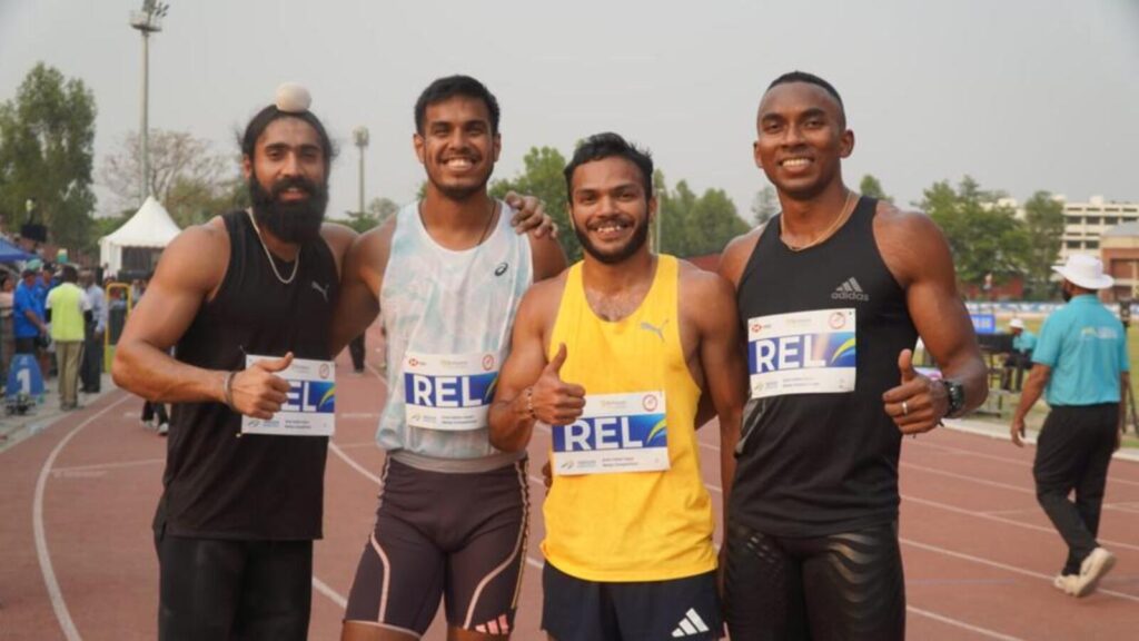 UAE GP: Animesh, relay team set new meet marks