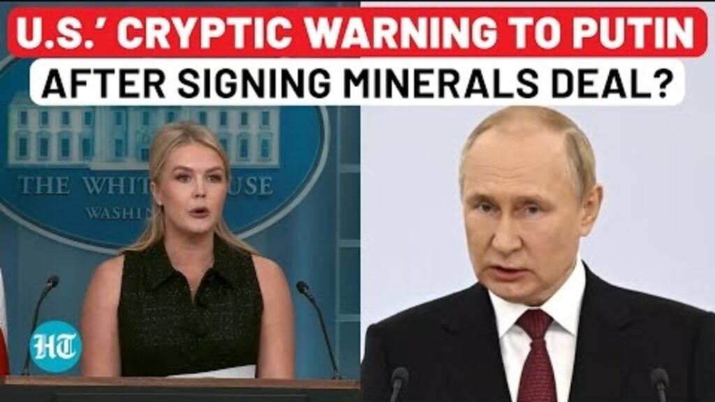 U.S.’ big revelation on Ukraine mineral deal, gives cryptic warning to Putin?