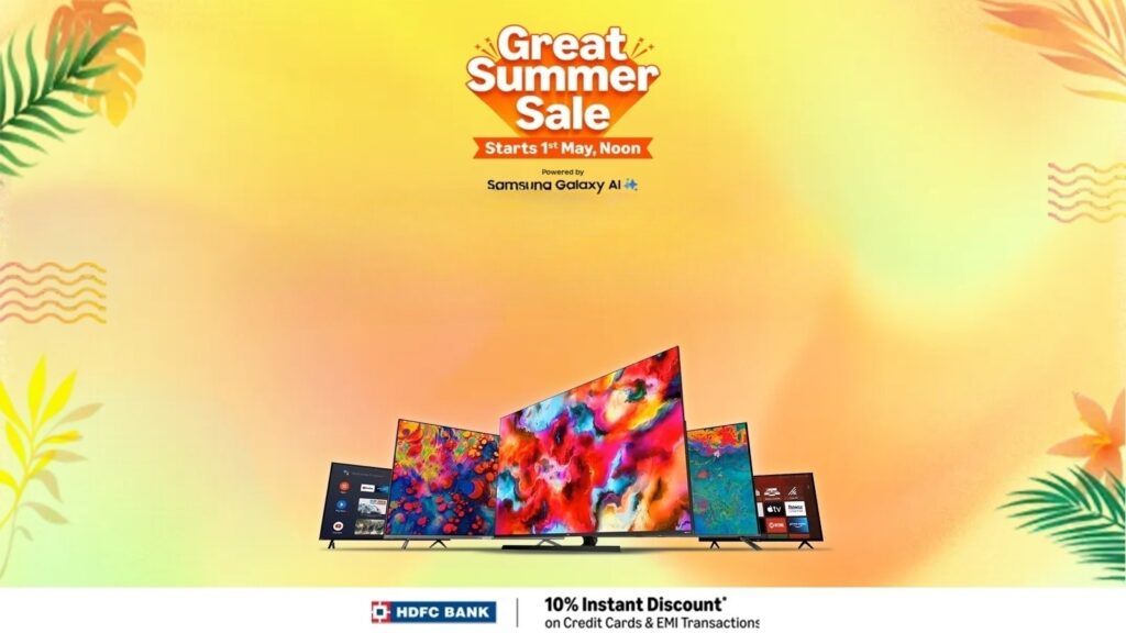 Unbeatable discounts on smart TVs during Amazon Great Summer Sale 2025: Samsung, LG, Sony and more; up to 60 % off