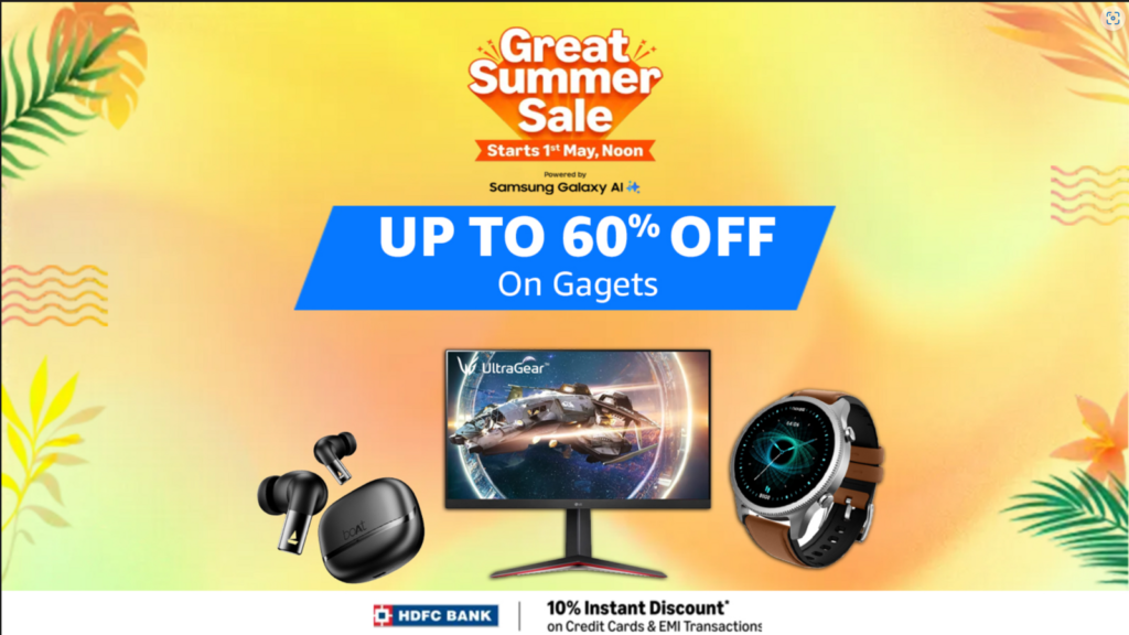 Unexpected price drop on smartwatch during Amazon Summer Sale: Up to 60% off and more with bank offers on top brands