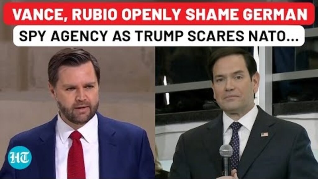 Vance, Rubio Openly Shame Germany Over Spy Agency’s Big Move As Trump Spooks NATO| AfD| Merz