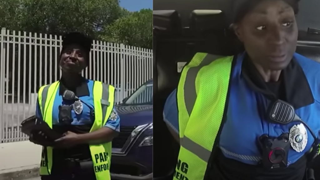Video of parking enforcement giving cop a ticket surfaces, what happens next will stun you