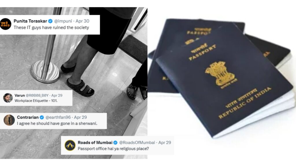 Viral: Youngster wearing shorts denied entry inside passport office; X post sparks debate on dress codes
