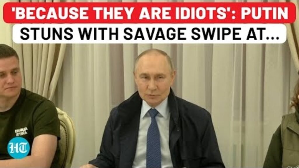 Vladimir Putin slams Ukraine’s ‘Neo-Nazi’ vandals: ‘They are idiots’ | Kursk