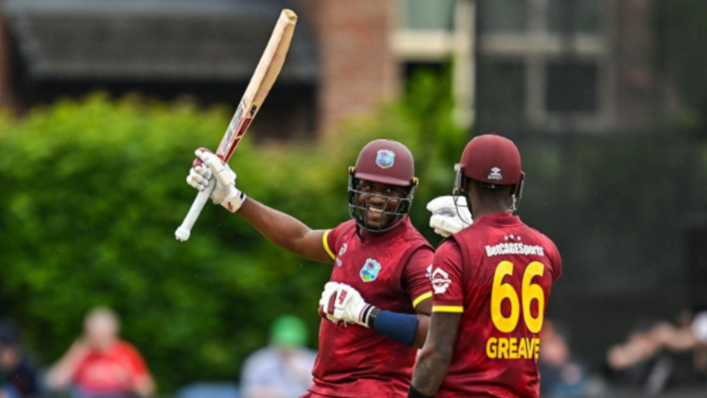 West Indies youngster equals AB de Villiers’ world record during 2nd ODI vs Ireland but rain plays spoilsport