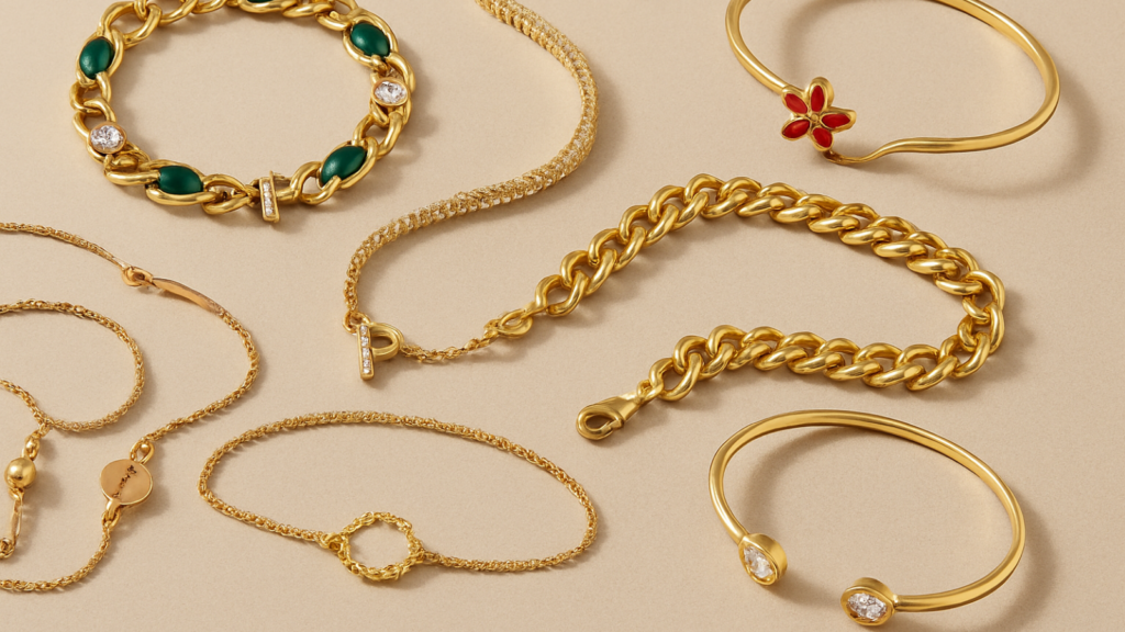 Why gold plated bracelets are your new must-have: Top 8 picks from Myntra fwd that house the secret to everyday luxury | Fashion Trends