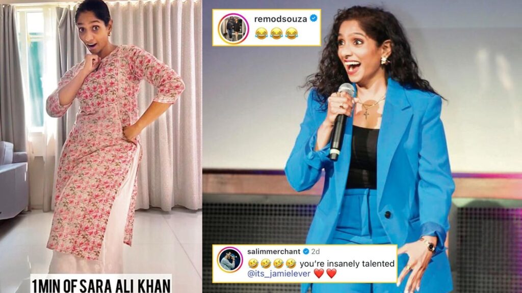 World Laughter Day | How Jamie Lever is cracking up Sara ka sara internet courtesy her clever mimicry