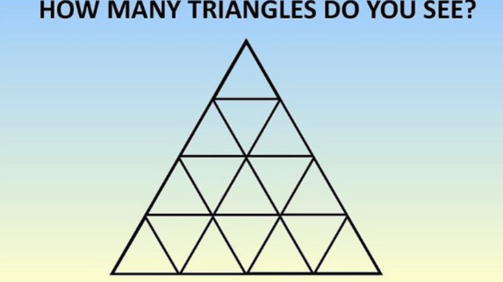 You’re a true brain teaser champ if you manage to count every triangle in this mind-bending puzzle | Trending