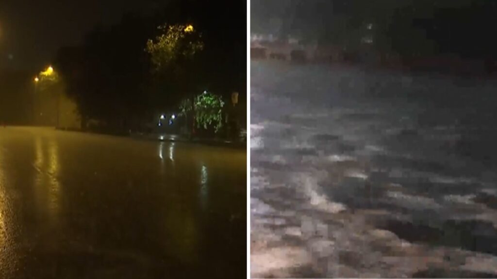 ‘Loud dust storm, howling wind’: Delhi, NCR wake up to heavy rainfall, thunderstorm. Watch | Trending