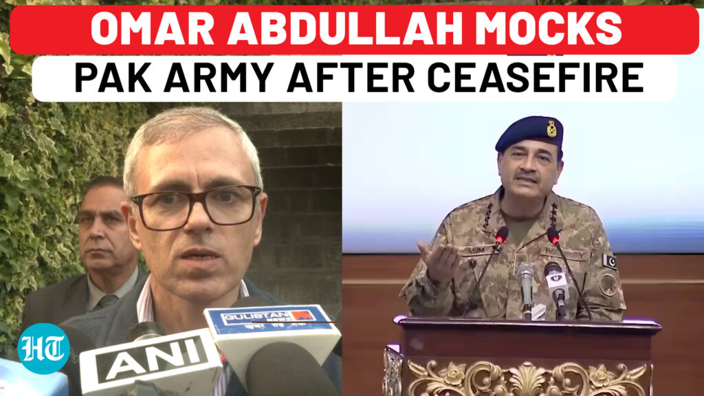 ‘Pak DGMO Picked The Phone And…’: J&K CM Omar Abdullah Mocks Pakistan After Ceasefire With India